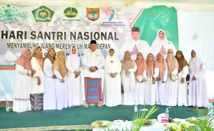 Pjs Bupati Mura Pimpin Upacara Hari Santri tahun 2024