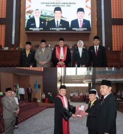 Ketua dan Wakil Ketua DPRD Lubuklinggau 2024-2029 Resmi Dilantik