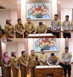 Sinergitas Forkopimda, Polres Kembalikan Dana Hibah Pilkada 2024 Ke Pemkot Lubuklinggau