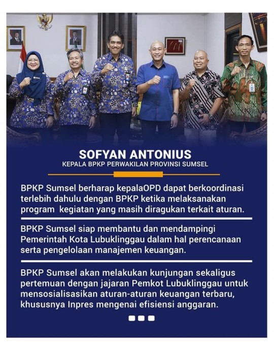 Wujudkan Tata Kelola Pemerintahan yang Baik, Wali Kota Lubuk Linggau Gandeng BPKP Sumsel