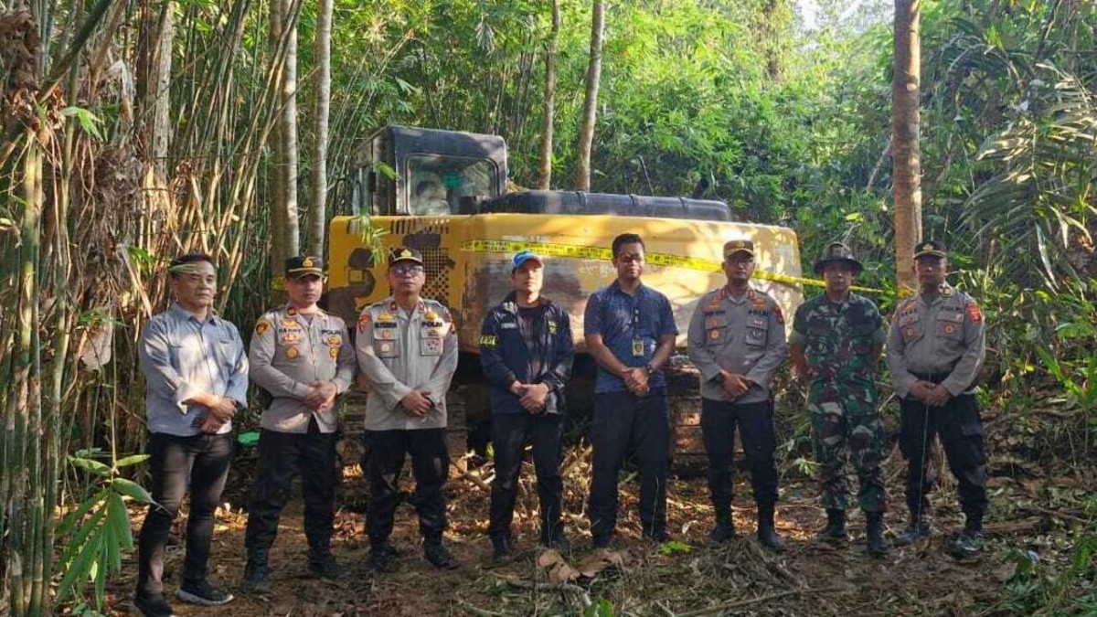 Polisi Sita Ekskavator Tambang Emas Ilegal Di Muratara