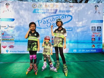 Empat Atlet Sepatu Roda Lubuklinggau Tampil Di Kejurnas Piala Wali Kota Pariaman 2025