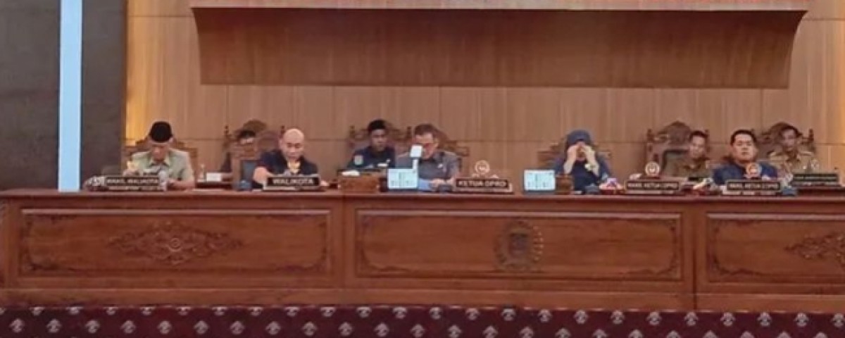 Paripurna DPRD, Wako Linggau Sampaikan Raperda RPJMD 2025-2029