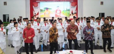 Usai Upacara Kemerdekaan RI, ‎Wako-Wawako Ramah Tamah Bersama Paskibraka Lubuk Linggau