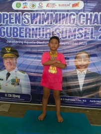 Prestasi Gemilang, Fadhil Logi Pranaja Koleksi 3 Emas dan 1 Perak di Kejuaraan Renang Nasional
