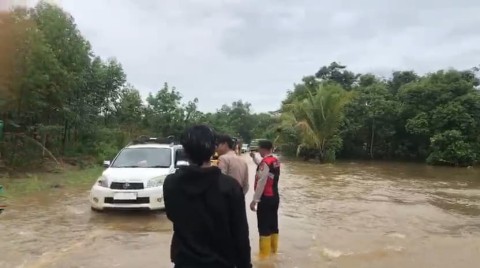 Sungai Meluap, Jalan Musi Rawas – Pali Terendam Banjir