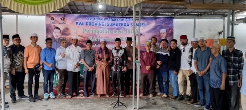 PWI Sumsel Gelar Isra Mi’raj, Teguhkan Nilai Moral Dan Etika Jurnalistik