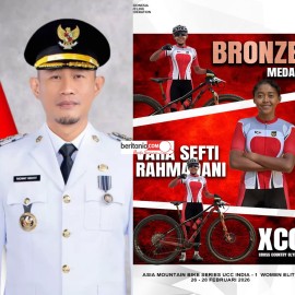 Harumkan Nama Indonesia, Vera Atlit Sepeda Asal Linggau Raih Juara Di Ajang Mountain Bike Series UCC India