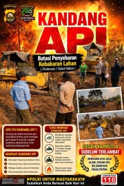 Kandang Api Terobosan Polres Musi Rawas Strategi Cegah Api Karhutla Meluas