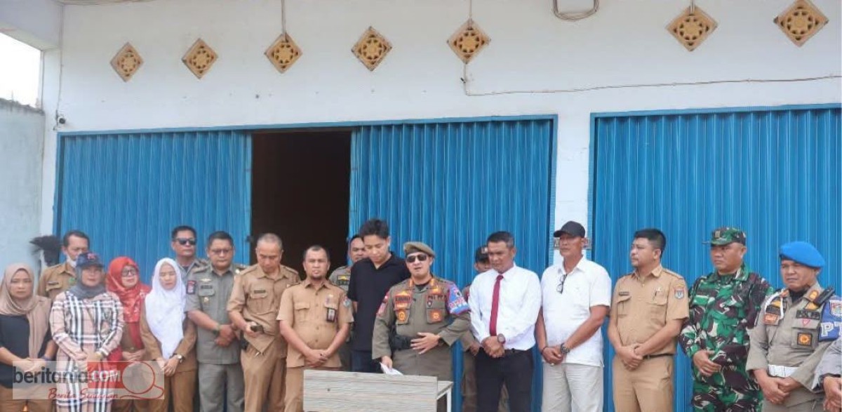 Gudang Miras Milik PT AKP Dihentikan Sementara Satpol-PP Lubuklinggau
