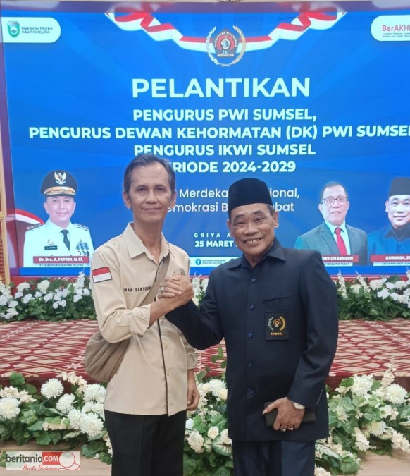 PWI Sumsel Tunjuk Iman Santoso Plt Ketua PWI Muratara 